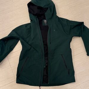 Oakley Black and Green Performance Jacket